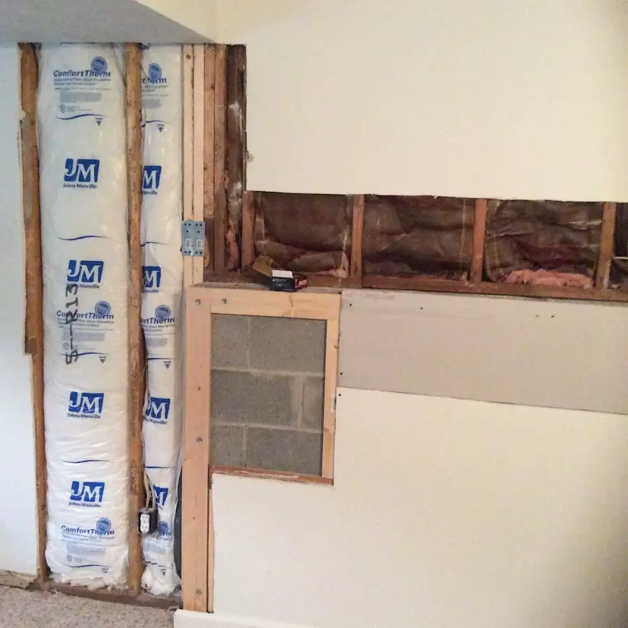 Wall insulation replacement during Structural Drying in El Mirage